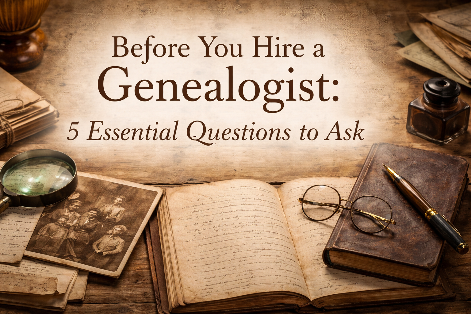 Before You Hire a Genealogist: 5 Essential Questions to Ask